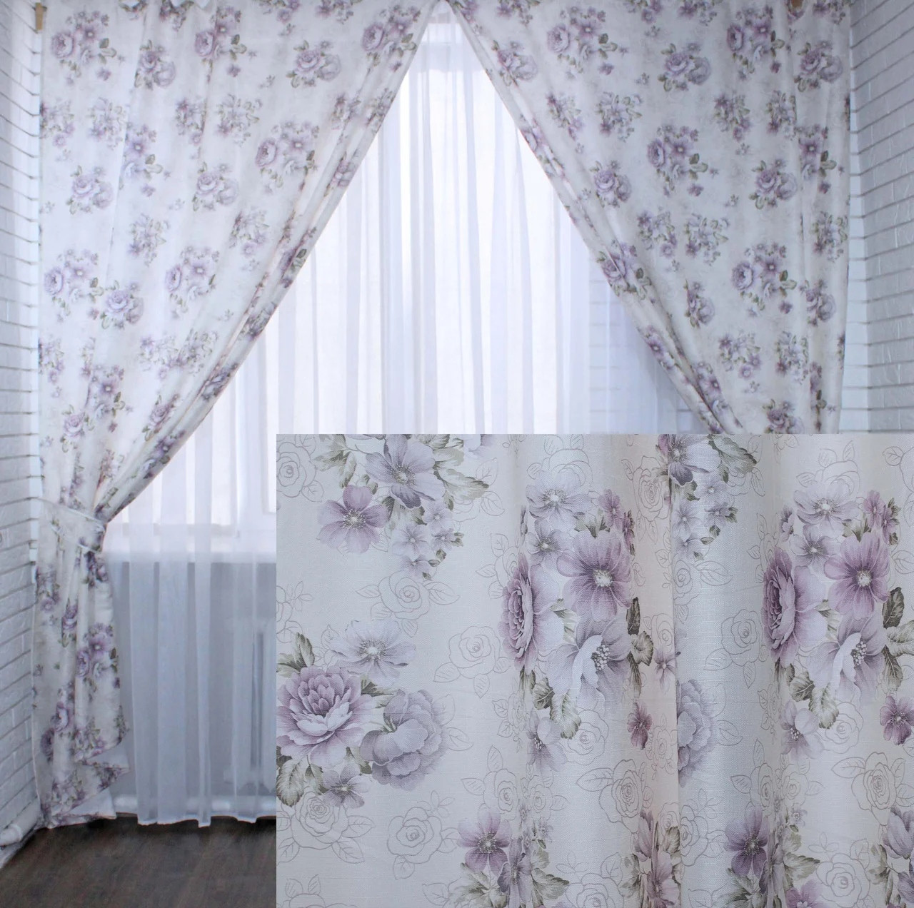 

Комплект штор Chtextil в стиле Прованс