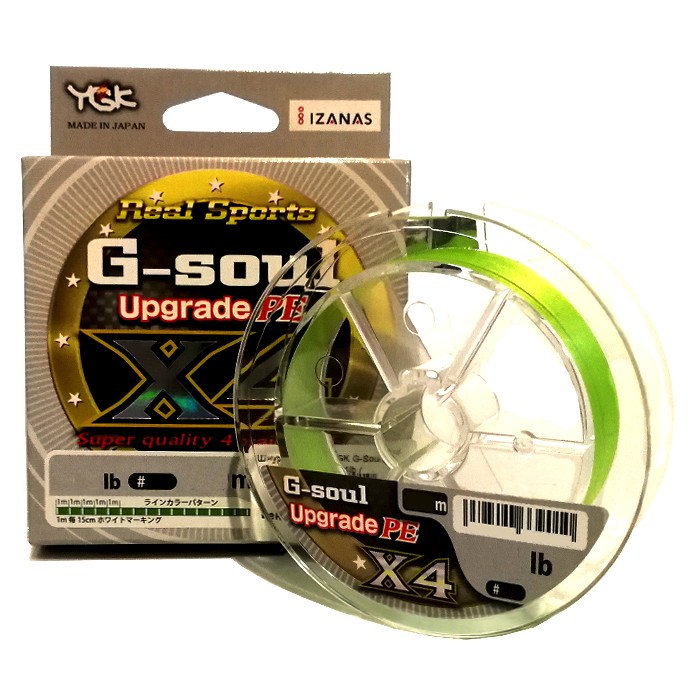 

Шнур плетеный YGK G-Soul X4 Upgrade 150m (0.2 (4lb / 1.81kg))