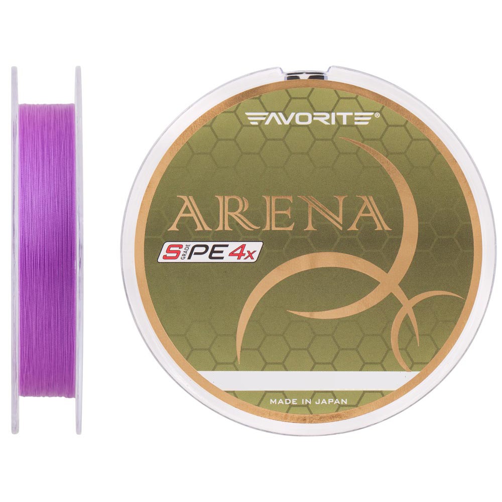 

Шнур Favorite Arena PE 4x 150м (purple) #0.175/0.071mm 4lb/1.4kg