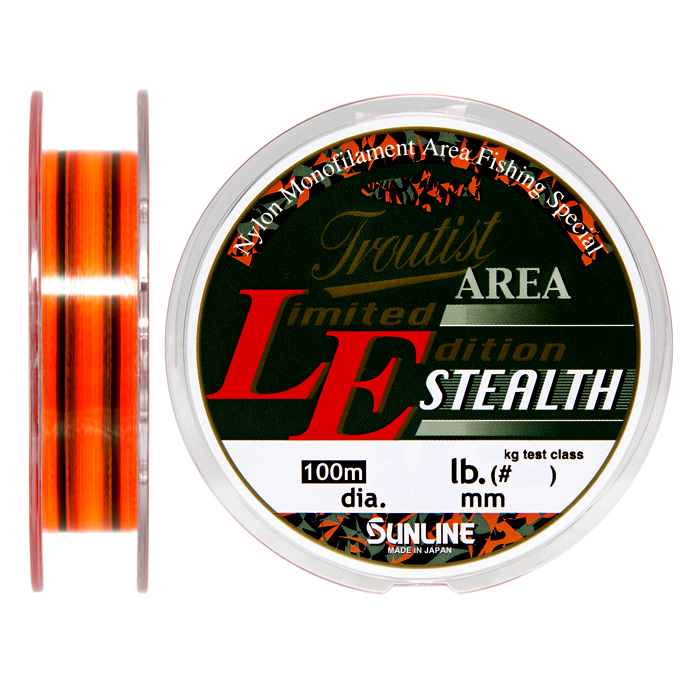 

Леска Sunline Troutist Area LE Stealth 100m 0,138мм 1,75кг/3lb