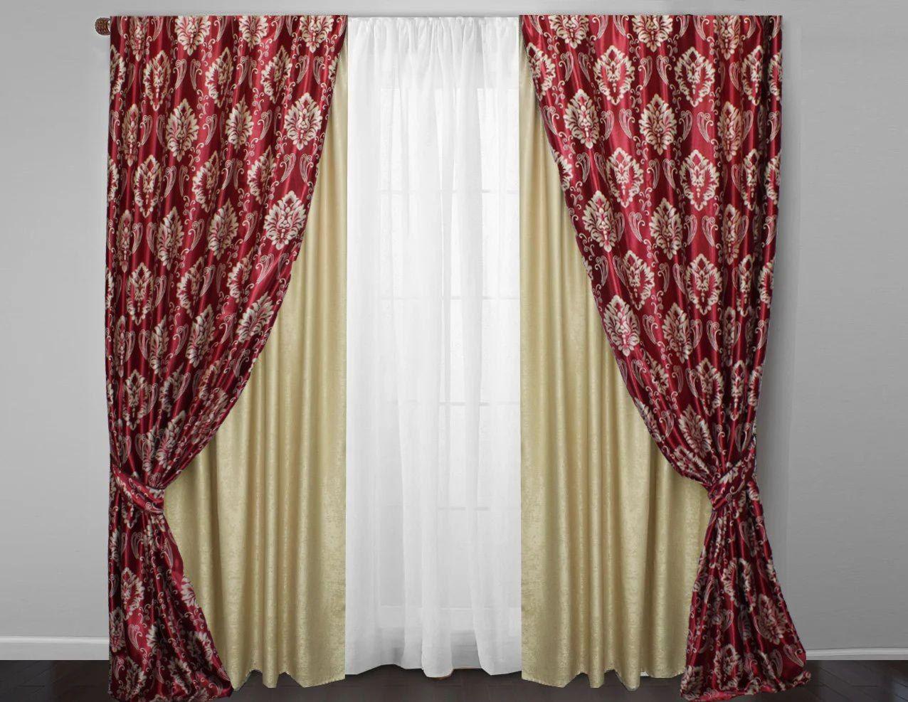 

Шторы Chtextil блекаут, 4 готовые шторы На карниз 2м
