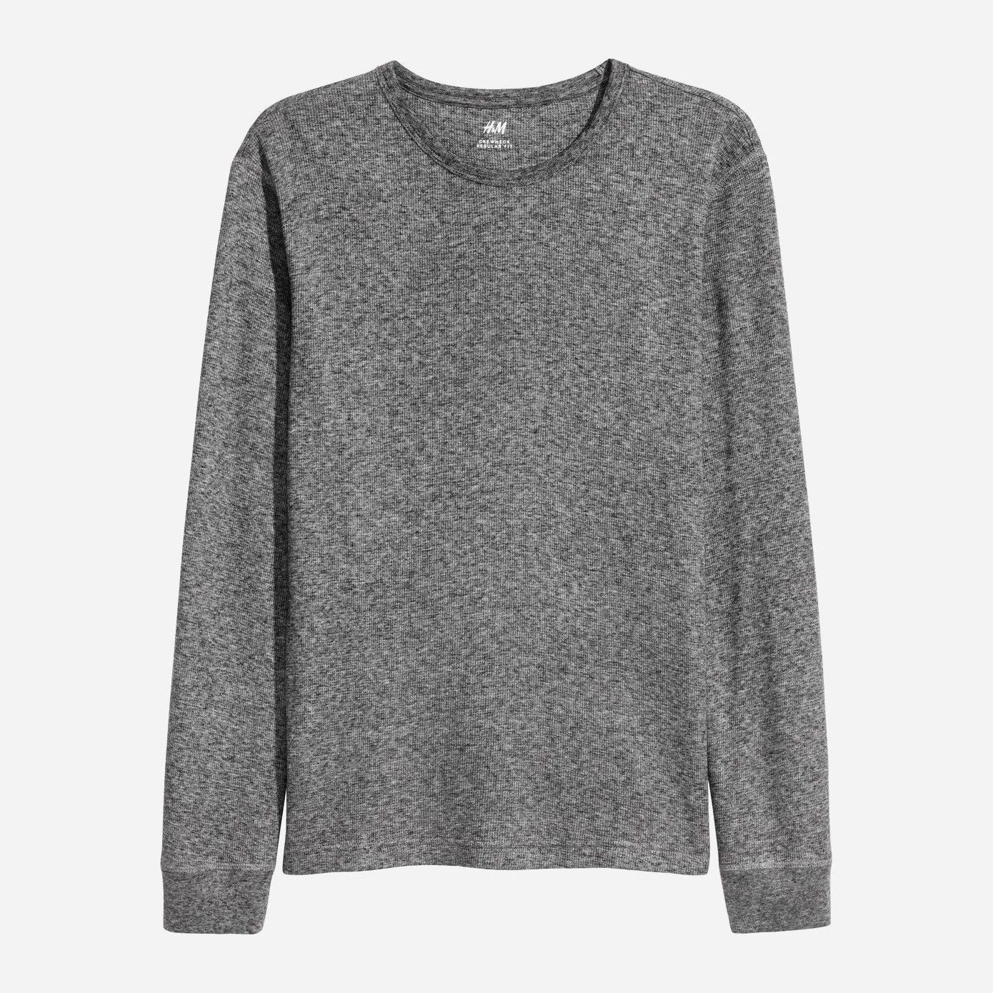 

Лонгслив H&M 0362931-5  Серый, Лонгслив H&M 0362931-5 XS Серый