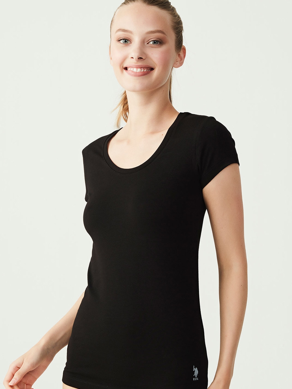 

Футболка U.S. Polo Assn 66003 /M Black, Футболка U.S. Polo Assn 66003 38/M Black