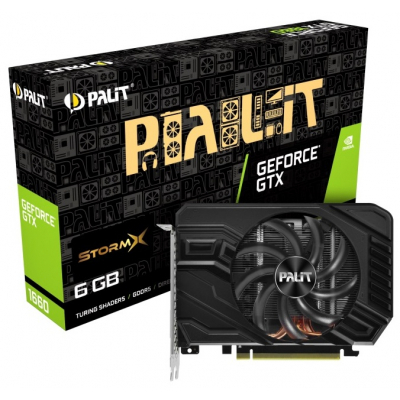 

Видеокарта Palit GeForce GTX1660 6144Mb StormX (NE51660018J9-165F)