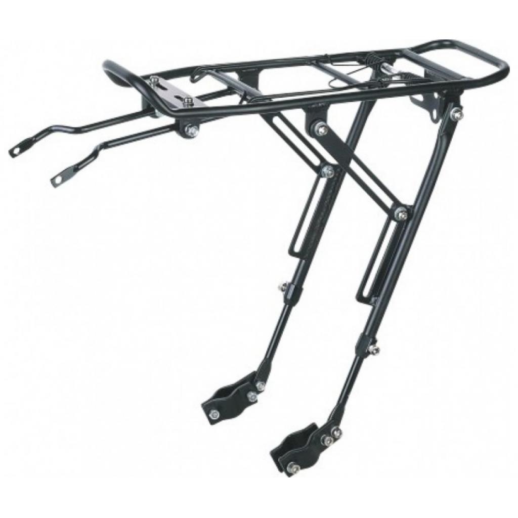

Багажник велосипедный Velotrade KAIWEI KW-667-01 Al на верхние перья черный (CAR-024)