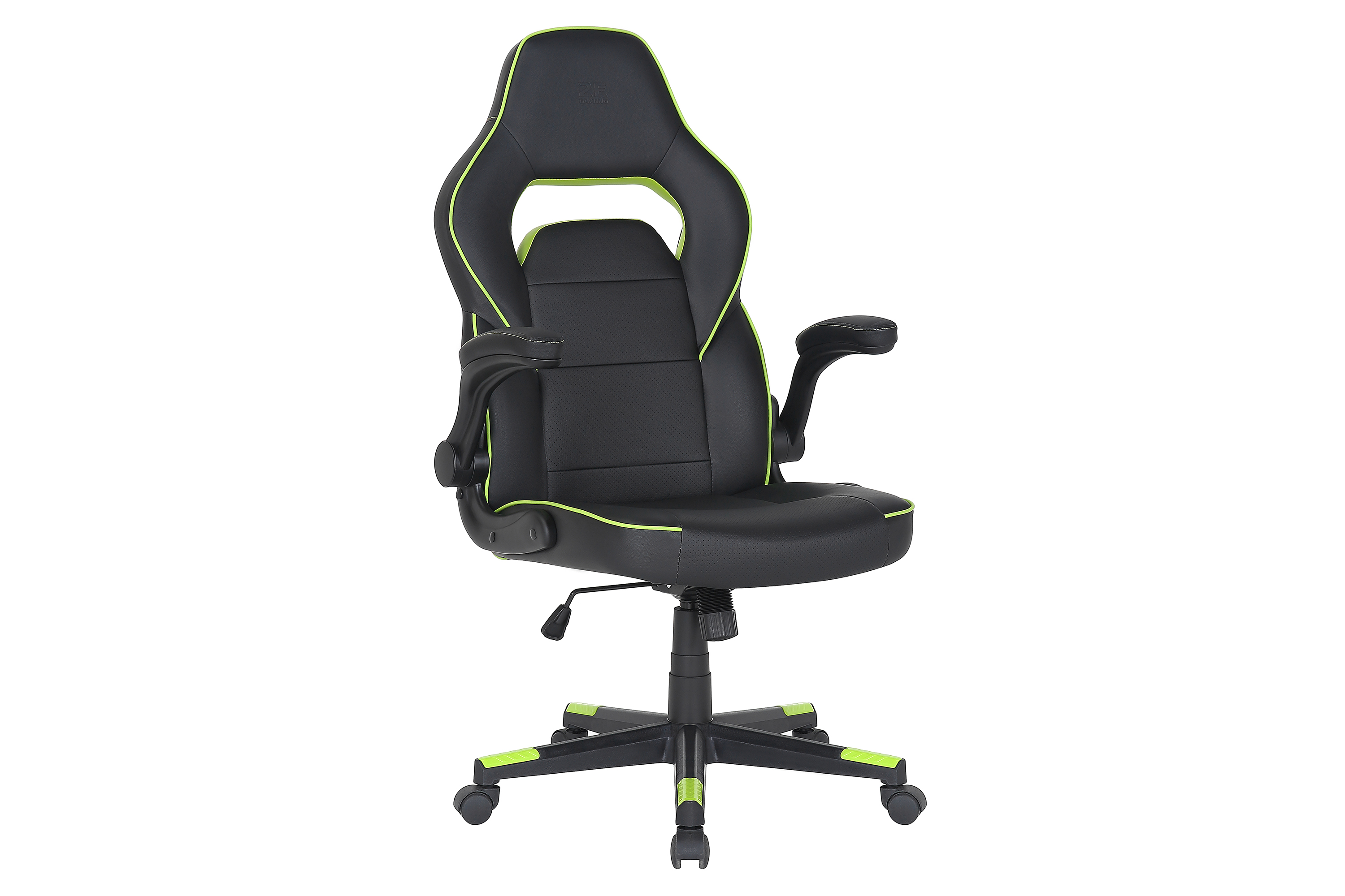 

Игровое кресло 2E GAMING HEBI Black/Green 2E-GC-HEB-BK
