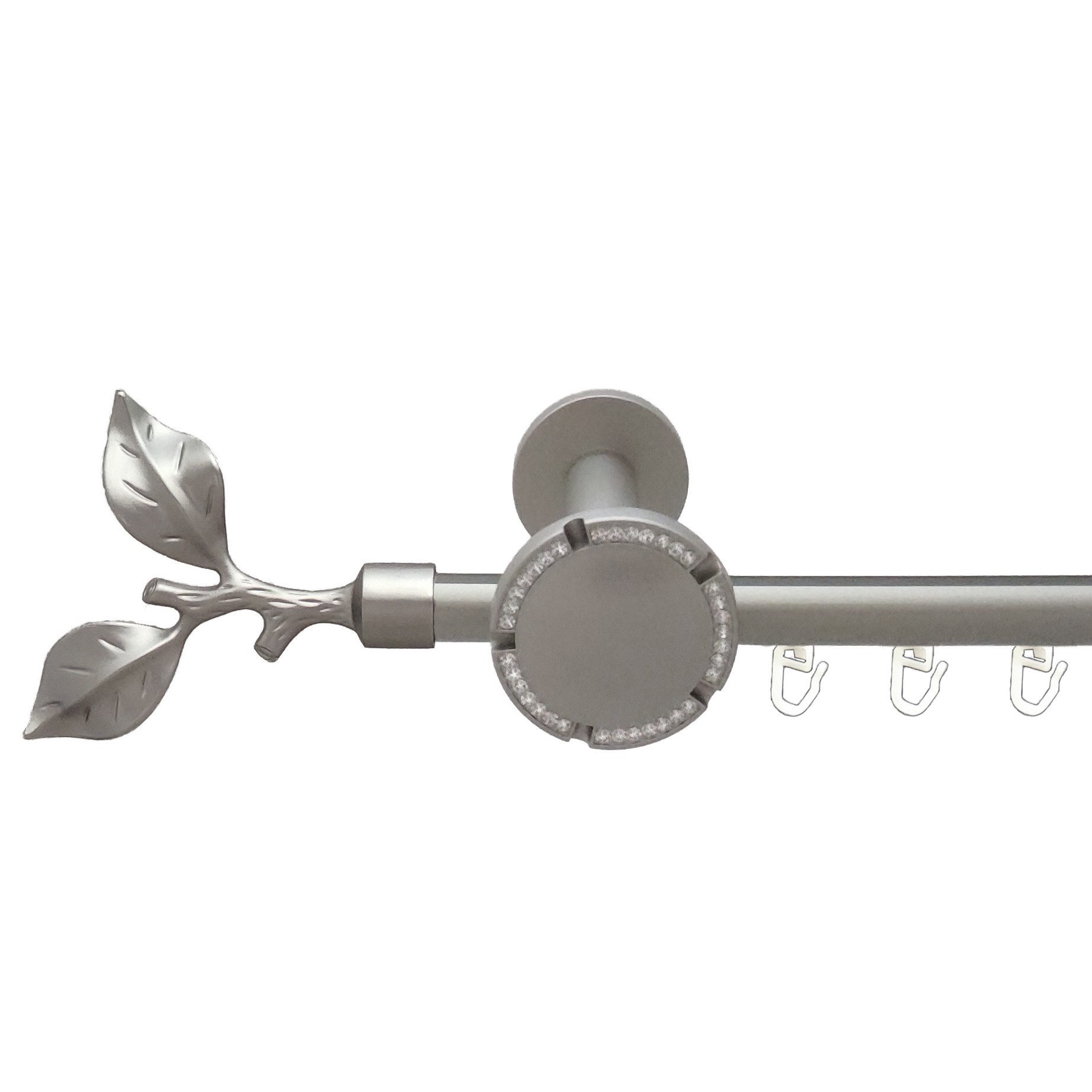 

Карниз Orvit Листок Троянди металевий однорядний розета реверс фламо профільна труба Сатин 19 мм 400 см