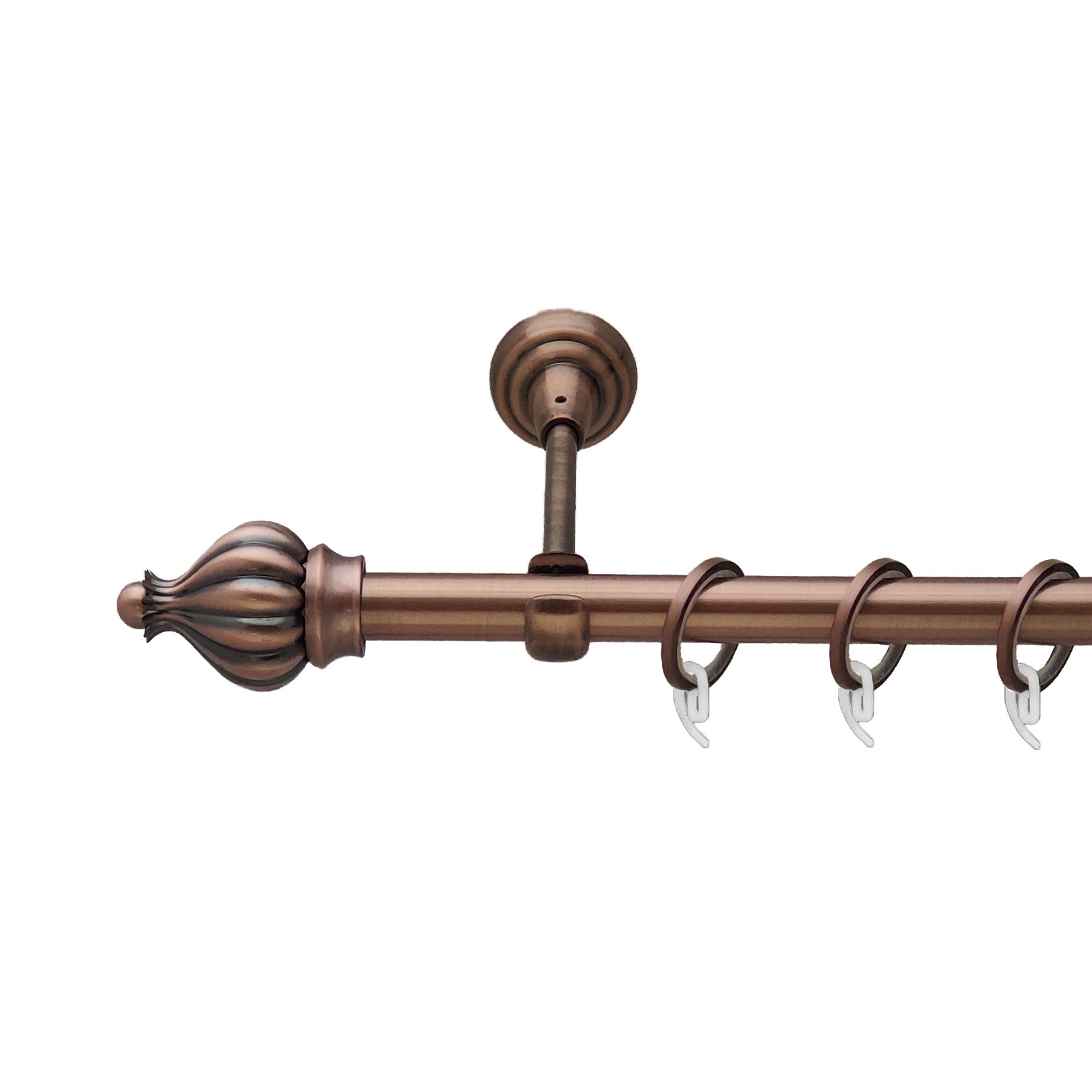 

Карниз Orvit Таджа металевий однорядний відкритий гладка труба кільце фасонне металеве Мідь 19 мм 200 см (00-00011888)