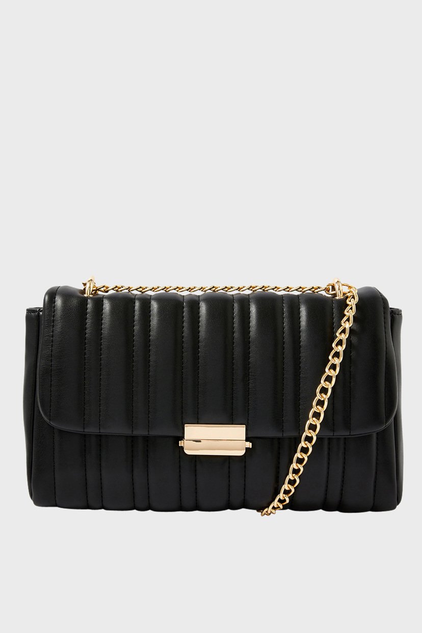 

Женская черная сумка Carrie Chain Quilt S Accessorize OS 290047
