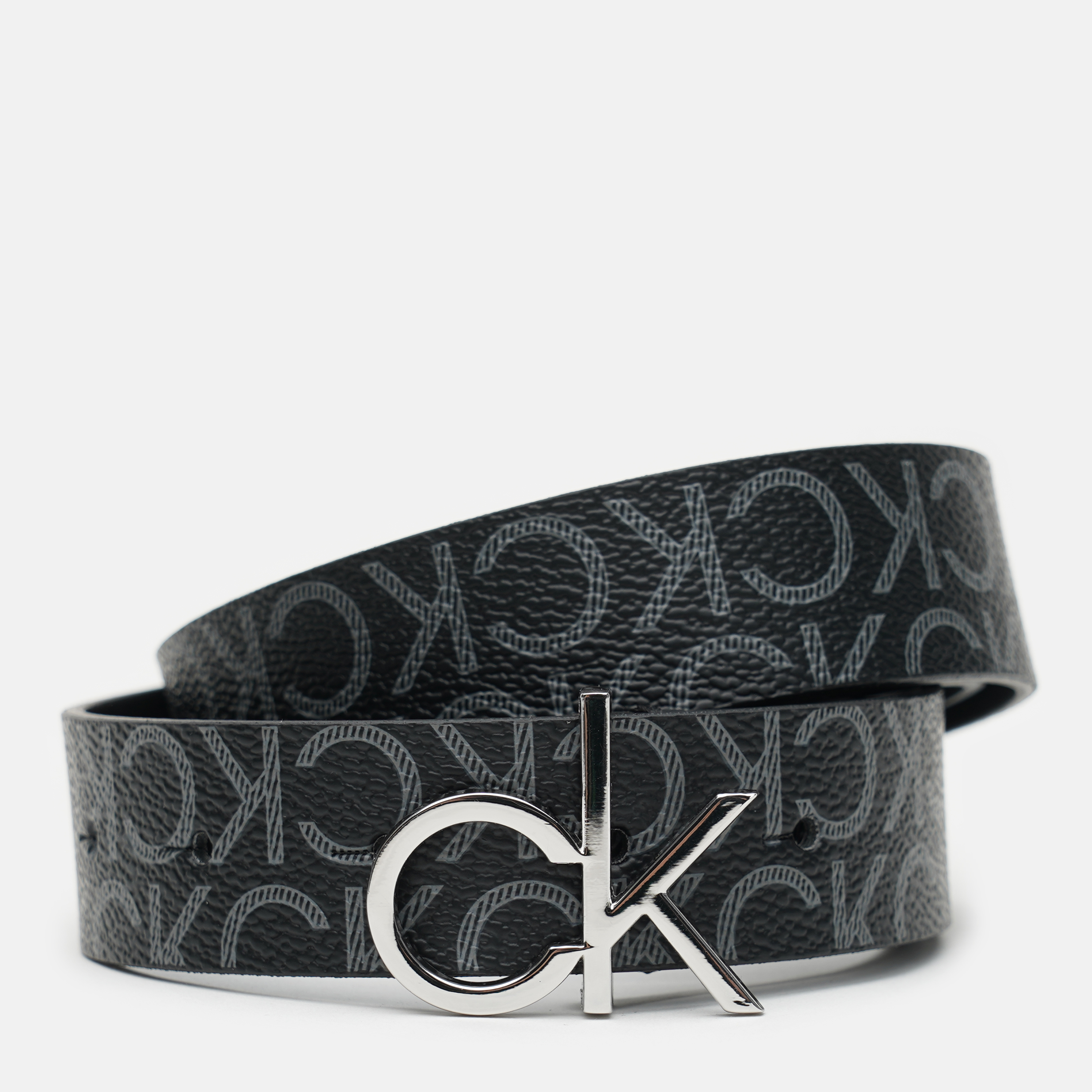 

Ремень Calvin Klein Jeans Re-Lock Logo Belt 30mm Mono K60K609001-0GJ 95 см Black Mono