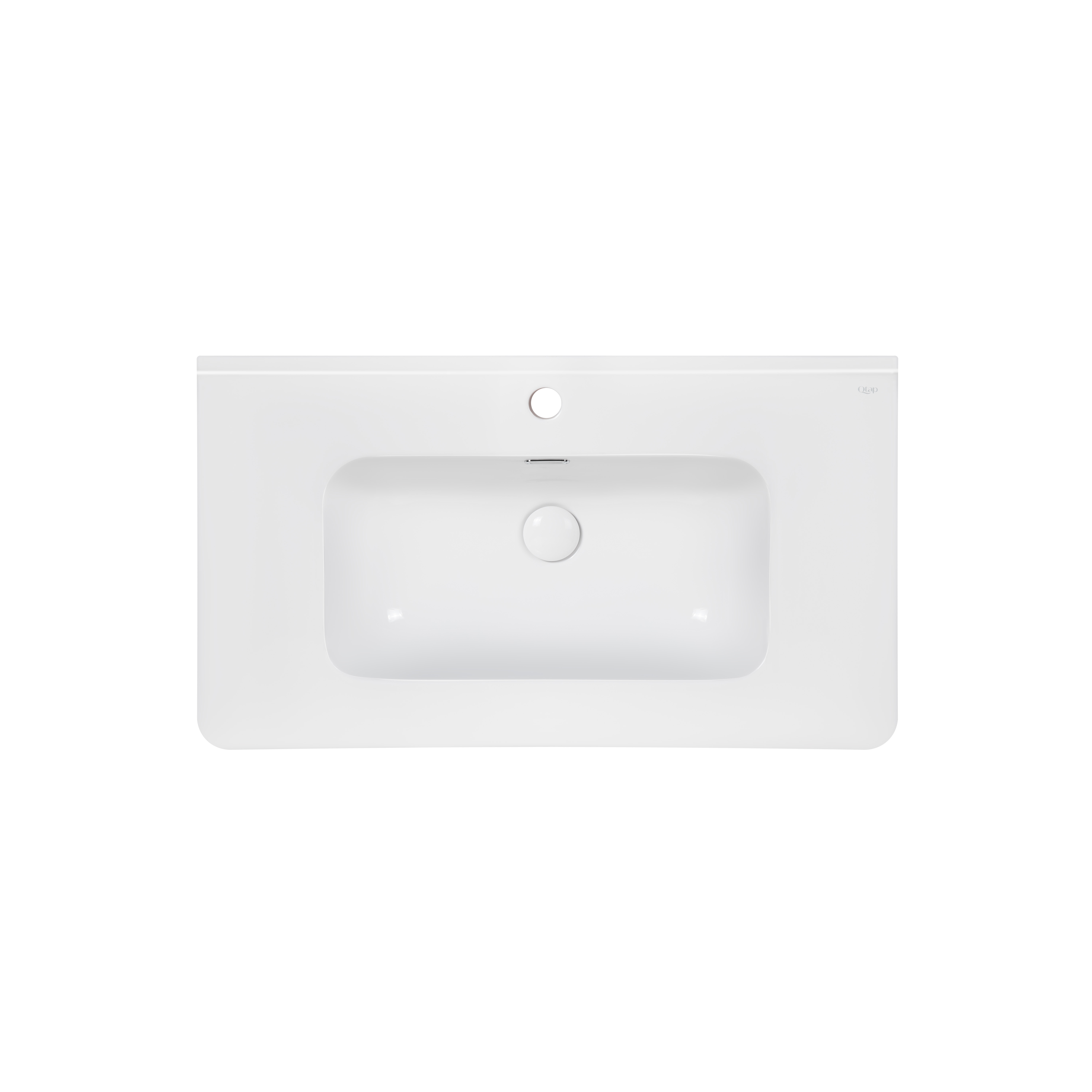 

Раковина Qtap Albatross 9H 800х460х180 White с донным клапаном QT01119080HW