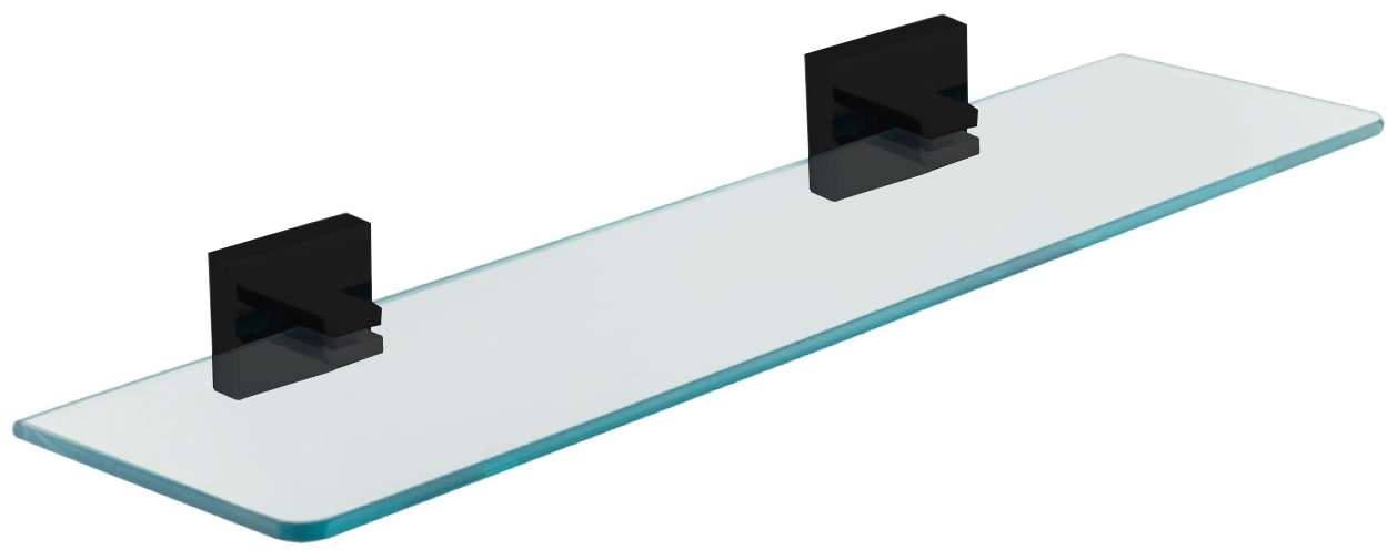 

Полка стеклянная Volle CUADRO 2536.270104 черный матовый