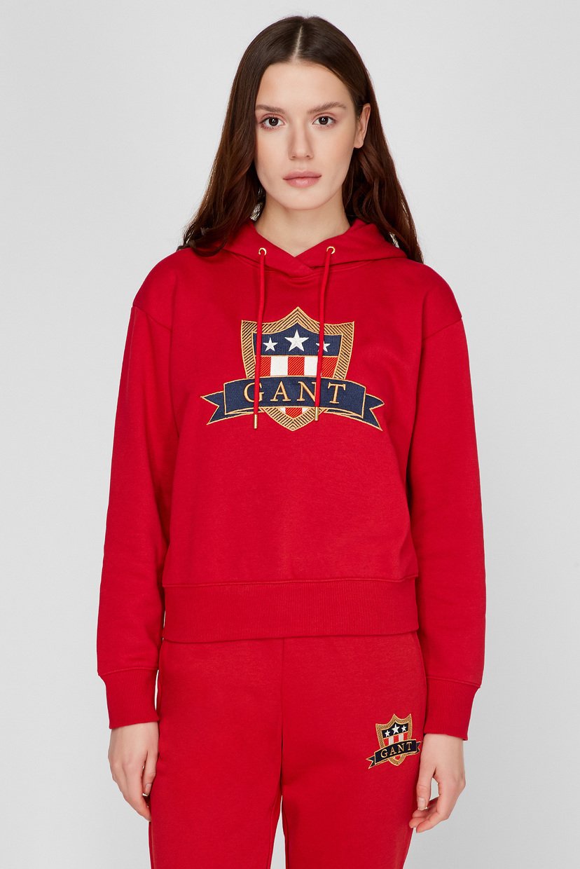 

Женское красное худи Gant  4200640, Женское красное худи Gant S 4200640