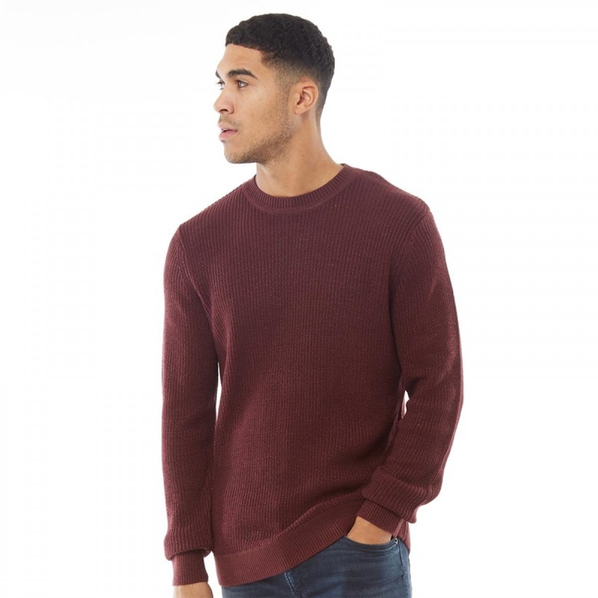 

Джемпер JACK AND JONES New Andreas Neck Port Royale Burgundy, S (42)