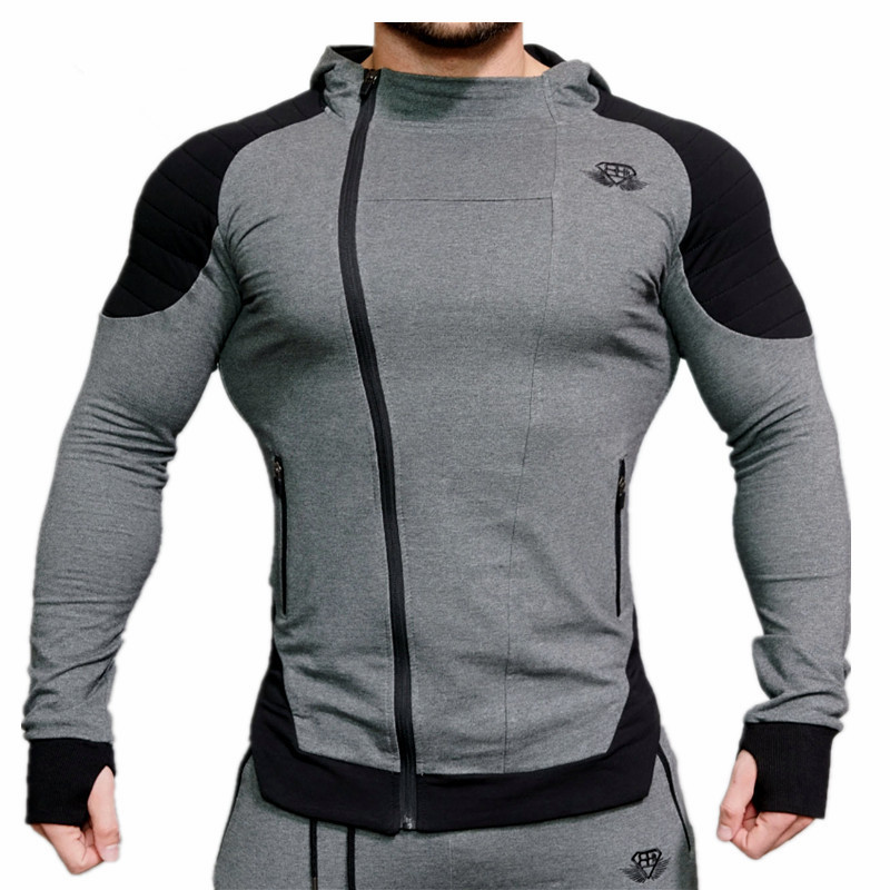 

Кофта мужская спортивная с капюшоном Body Engineers серая М