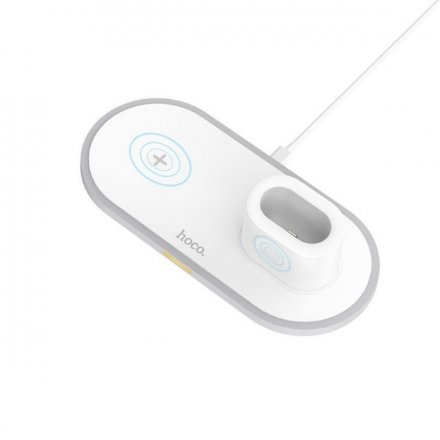

Беспроводное зарядное устройство HOCO CW21 3-in-1 White