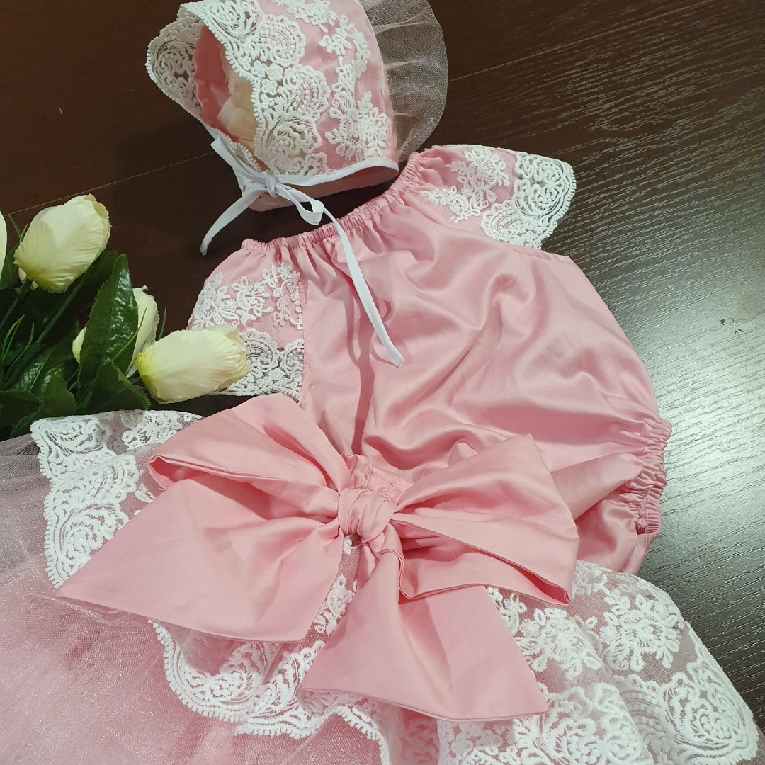 

Комплект на крещение 56 см 4в1