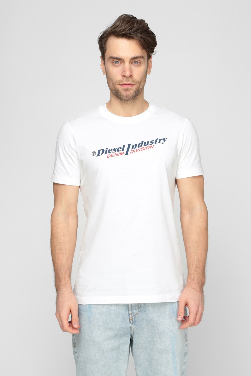 

Мужская белая футболка DIEGOR-IND Diesel  A03741 0PITA, Мужская белая футболка DIEGOR-IND Diesel S A03741 0PITA