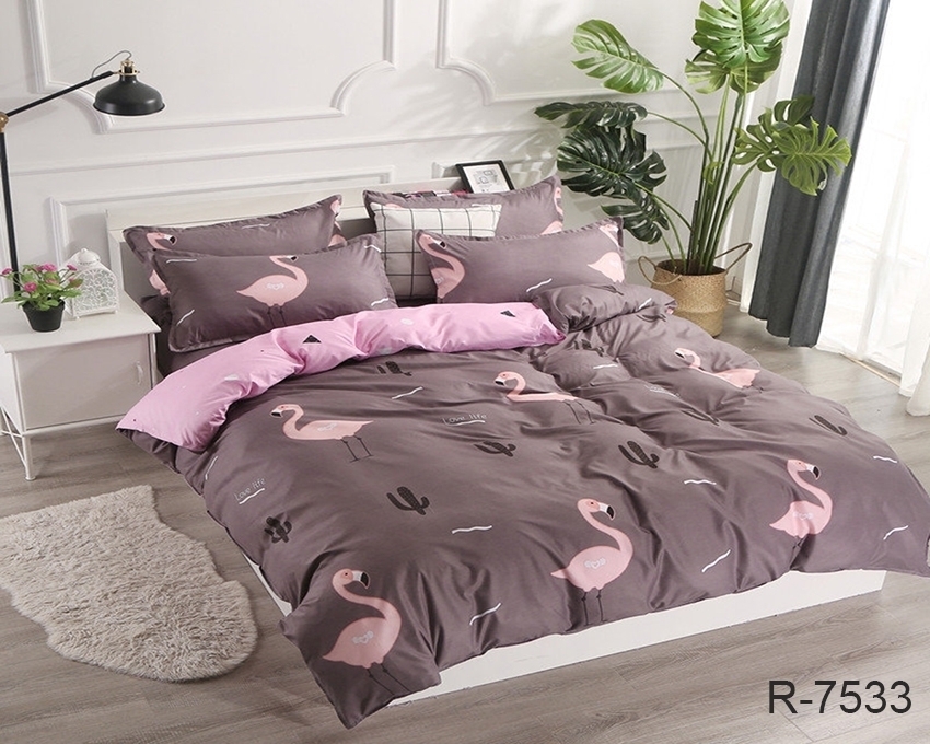 

Двуспальный комплект постельного белья с компаньоном R7533