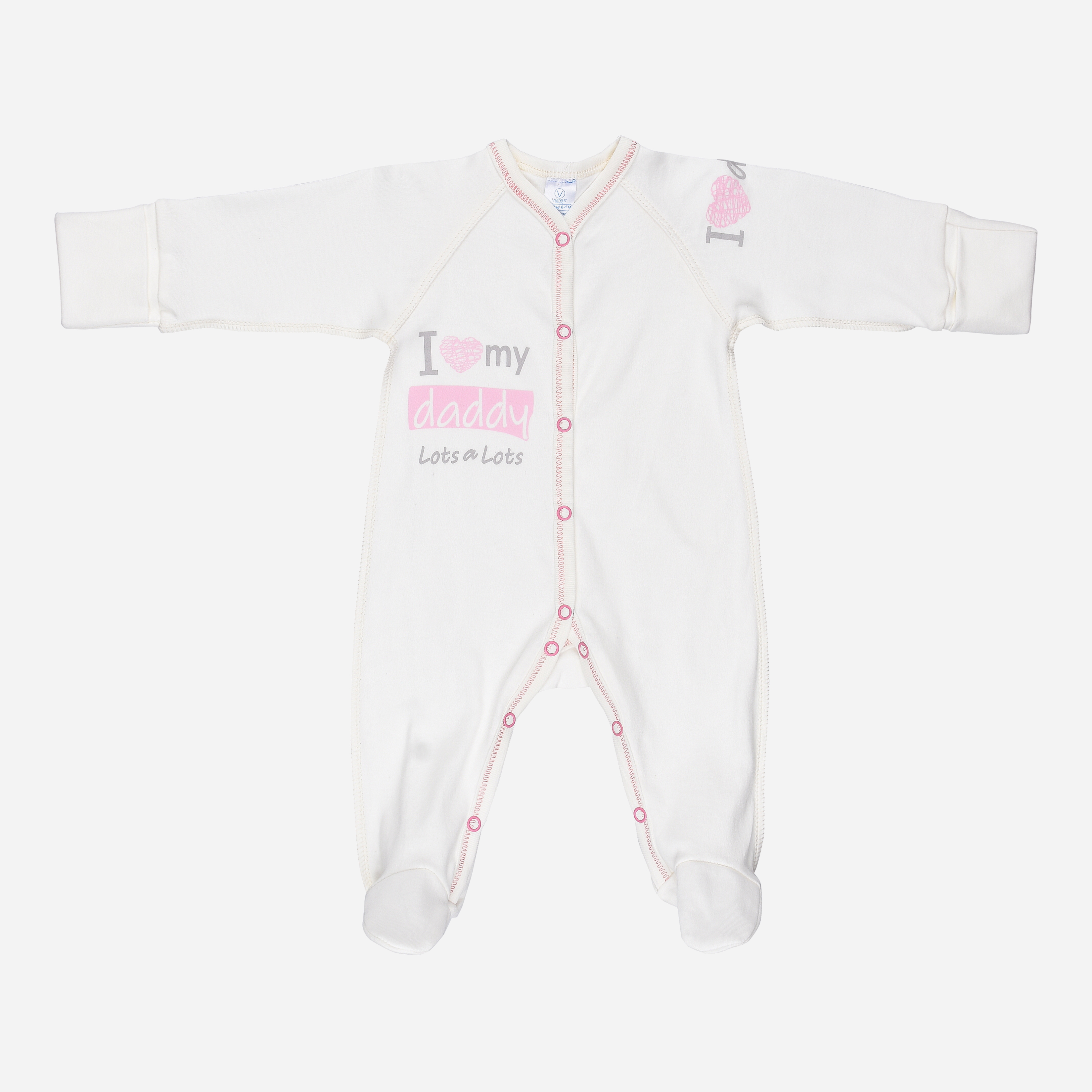 

Человечек Veres I love my daddy 101.81-6 56 см Молочный