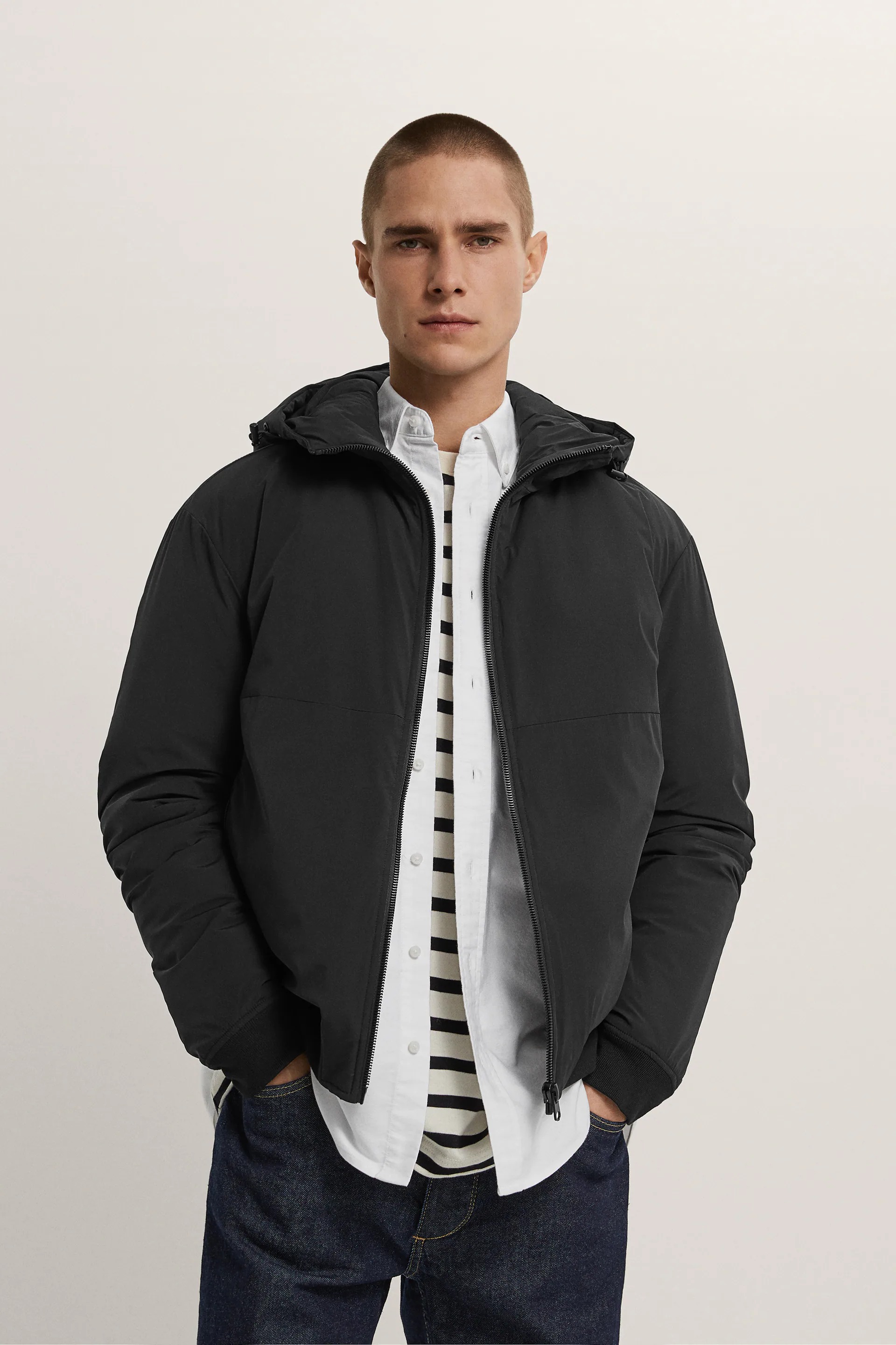 

Куртка Zara  черный 3918403800, Куртка Zara M черный 3918403800