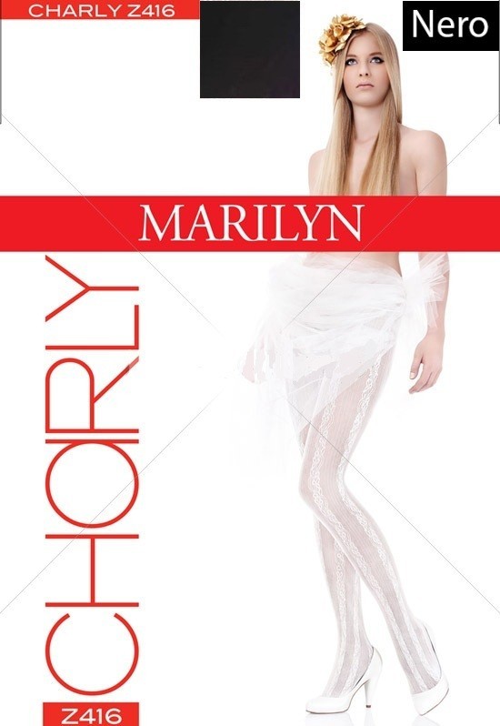 

Колготки 20 den Miss Marilyn 416 - Черные, Колготки 20 den Miss Marilyn 416 1-2 Черные