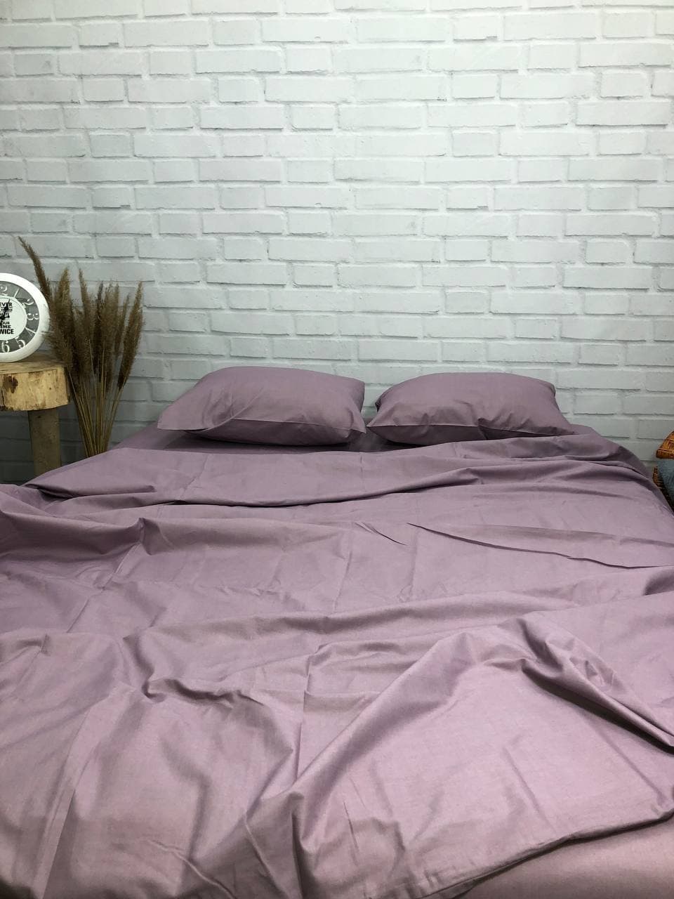 

Комплект постельного белья евро Бязь Голд Люкс виноградный