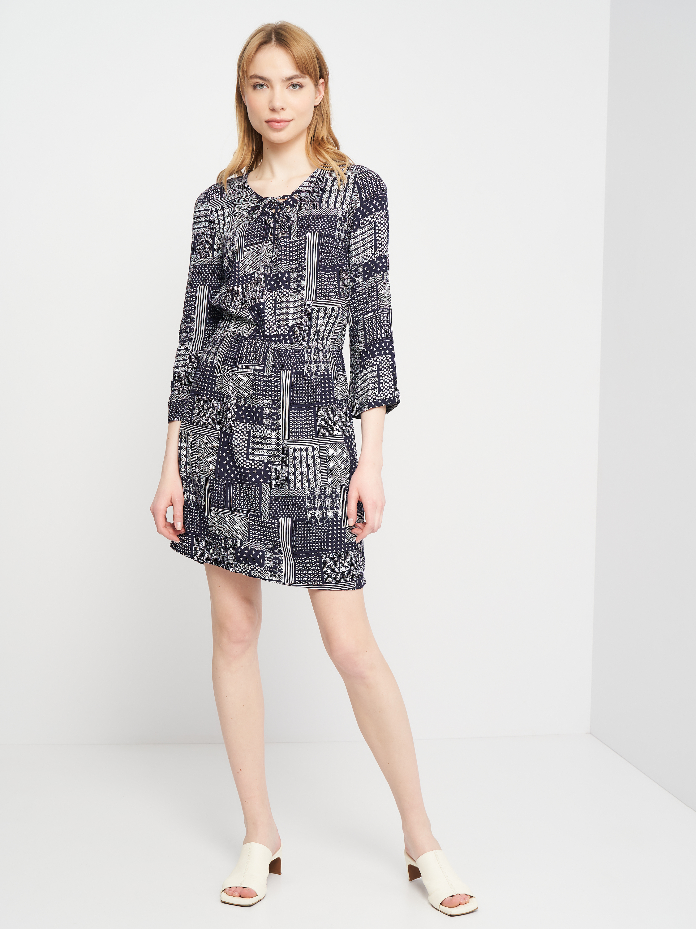 

Платье H&M 0406419  Темно-синее, Платье H&M 0406419 38 Темно-синее