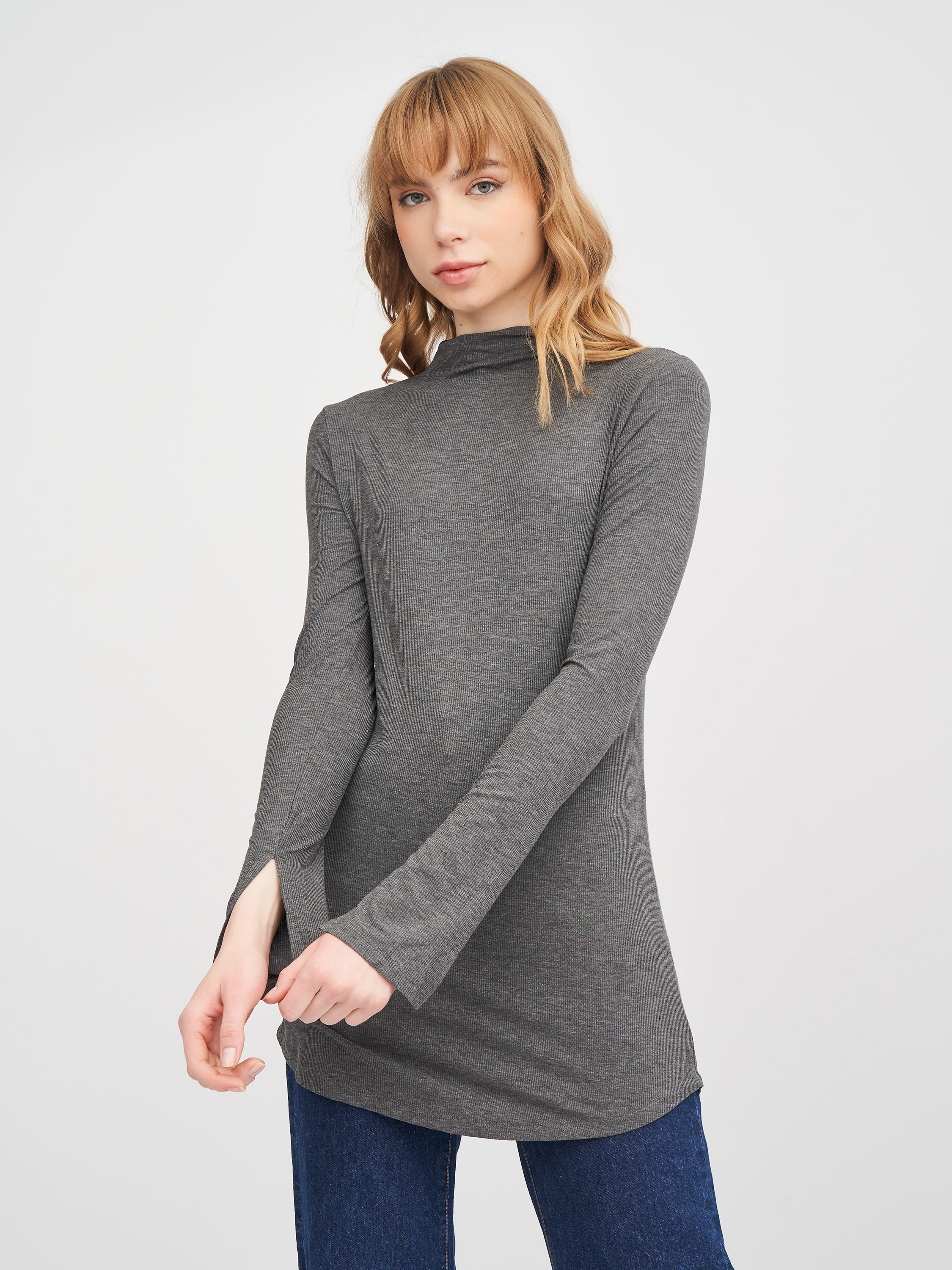 

Водолазка H&M 413200  Темно-серая, Водолазка H&M 413200 S Темно-серая
