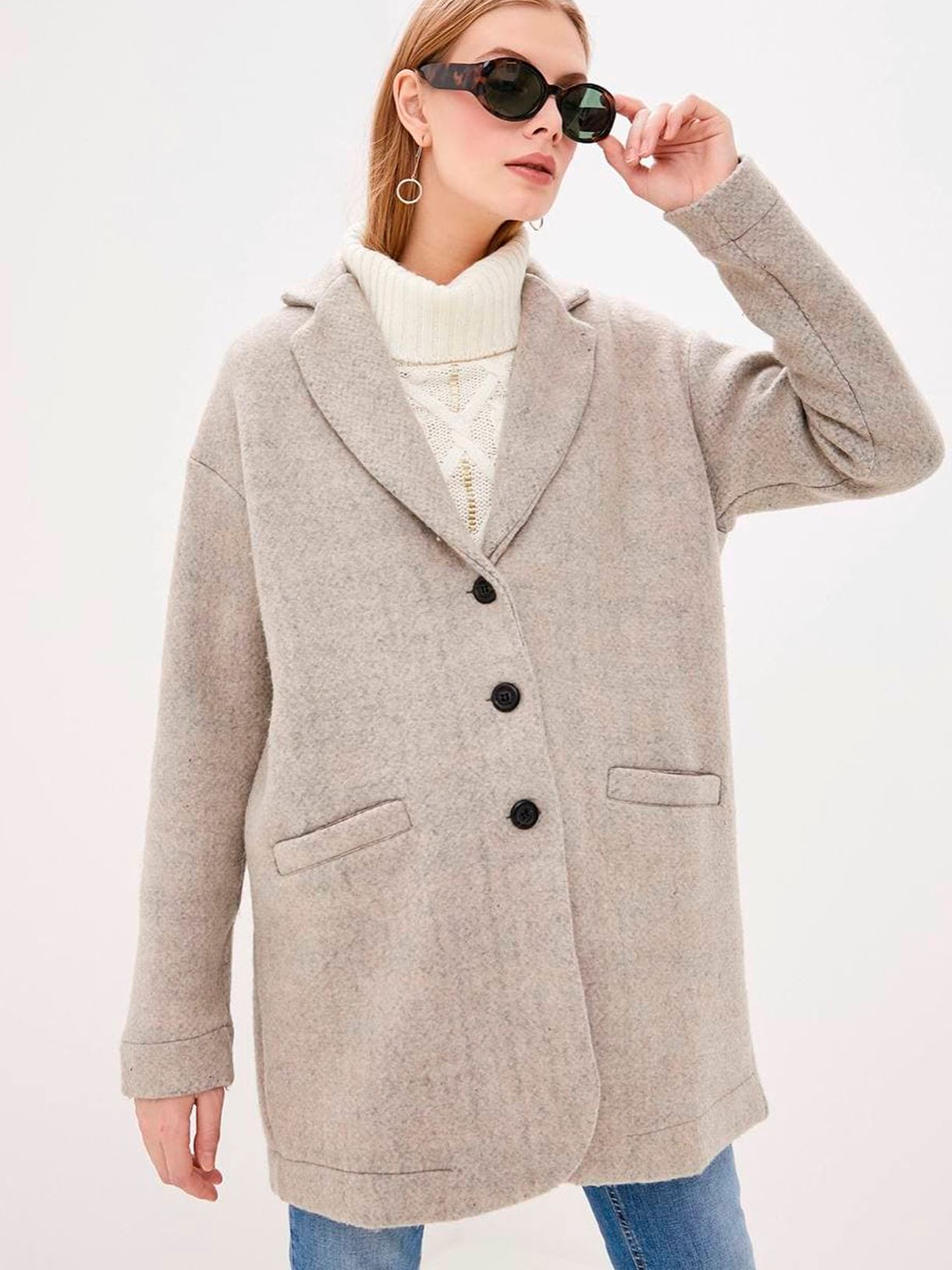 

Пальто oversized Deha  D000930, Пальто oversized Deha M D000930