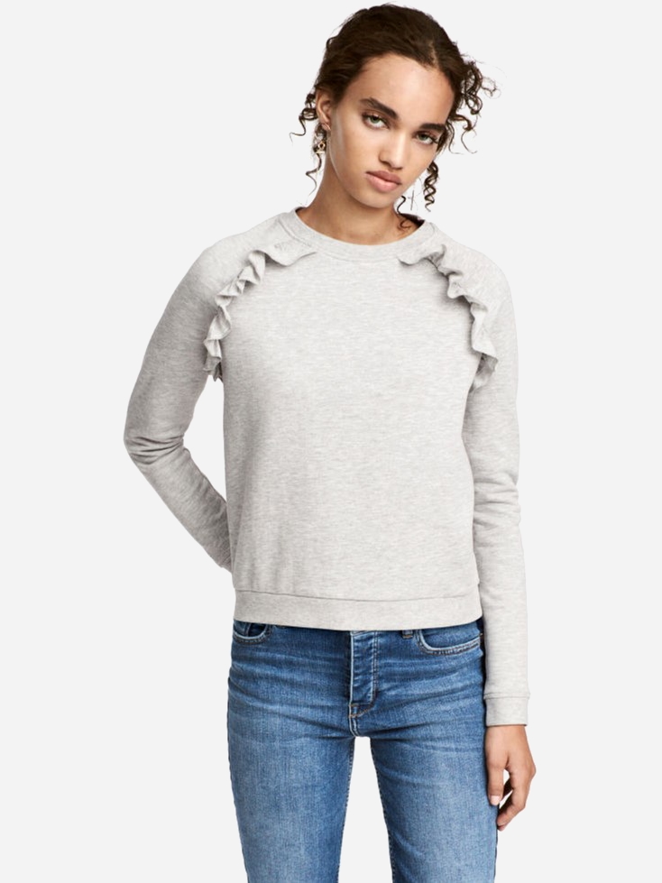 

Свитшот H&M 2hm033000231  Серый, Свитшот H&M 2hm033000231 XL Серый