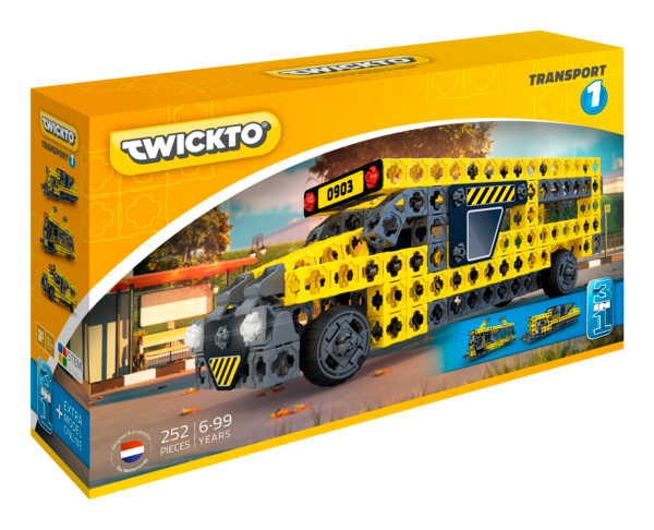 

Конструктор Twickto Transport-1 252 элемента (автобус, трамвай, локомотив) (15073828)