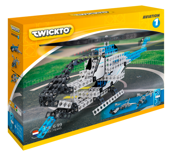 

Конструктор Twickto Aviation-1 318 элементов (вертолет, самолет, космический корабль) (15073820)