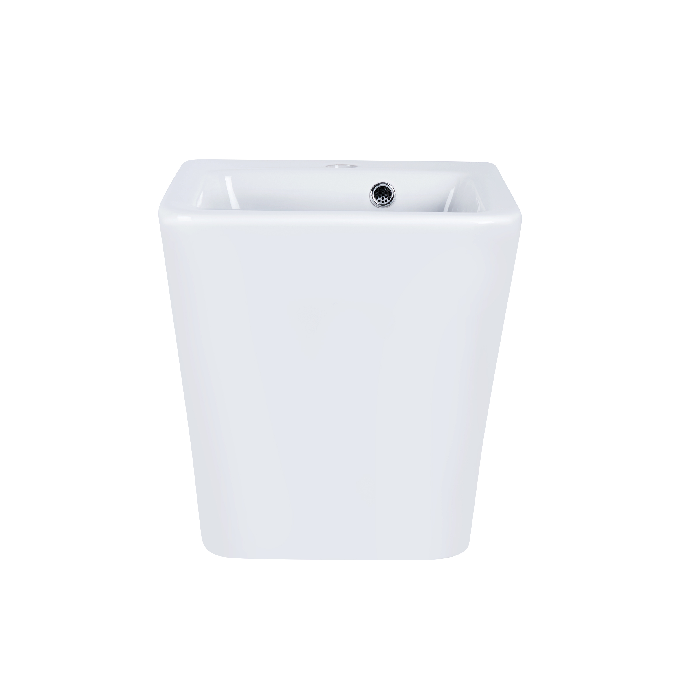 

Раковина підвісна моноблок Qtap Tern 370х410х400 White з донним клапаном (QT1711G808W)