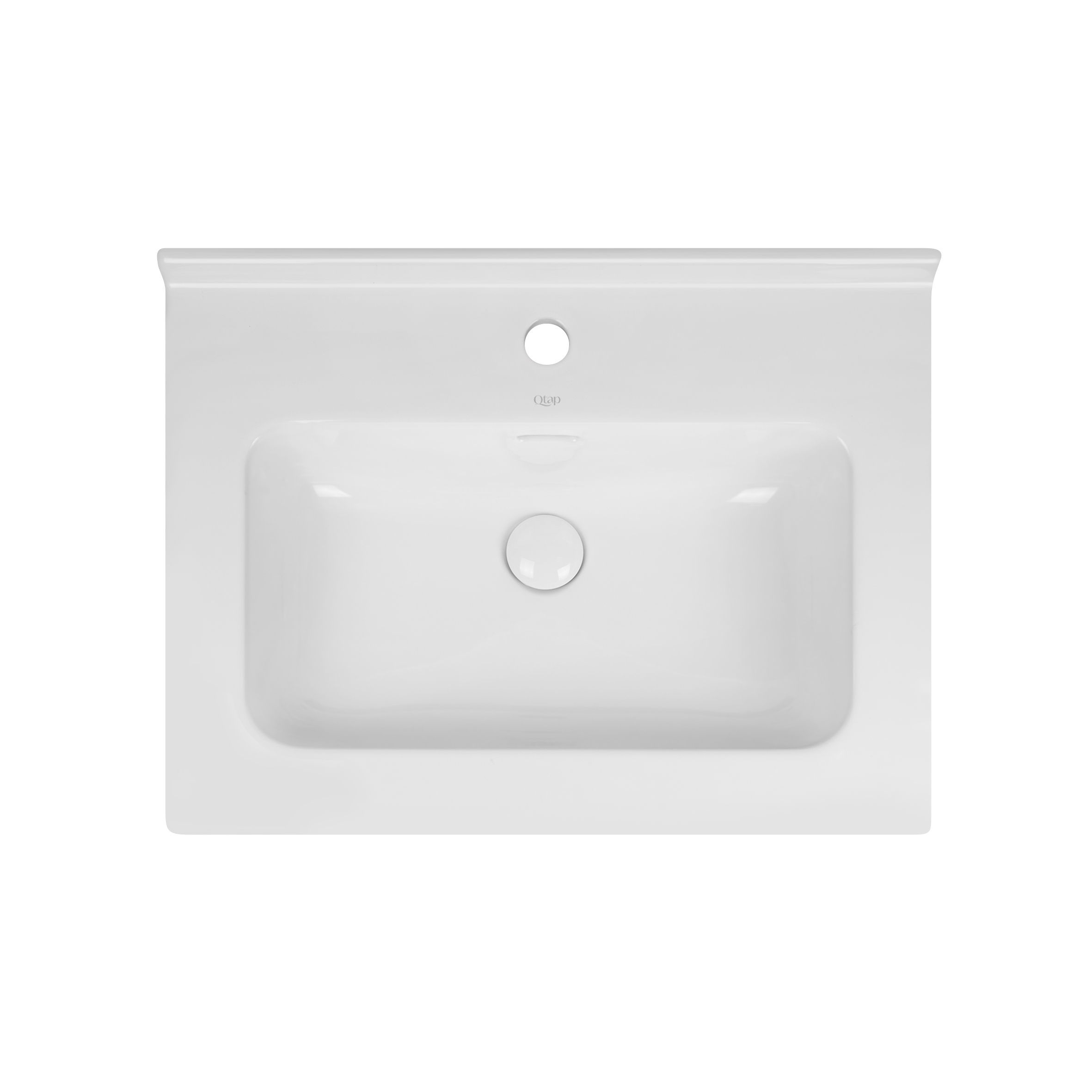 

Раковина Qtap Albatross 01 610х467х195 White з донним клапаном (QT0111FL8167AW)