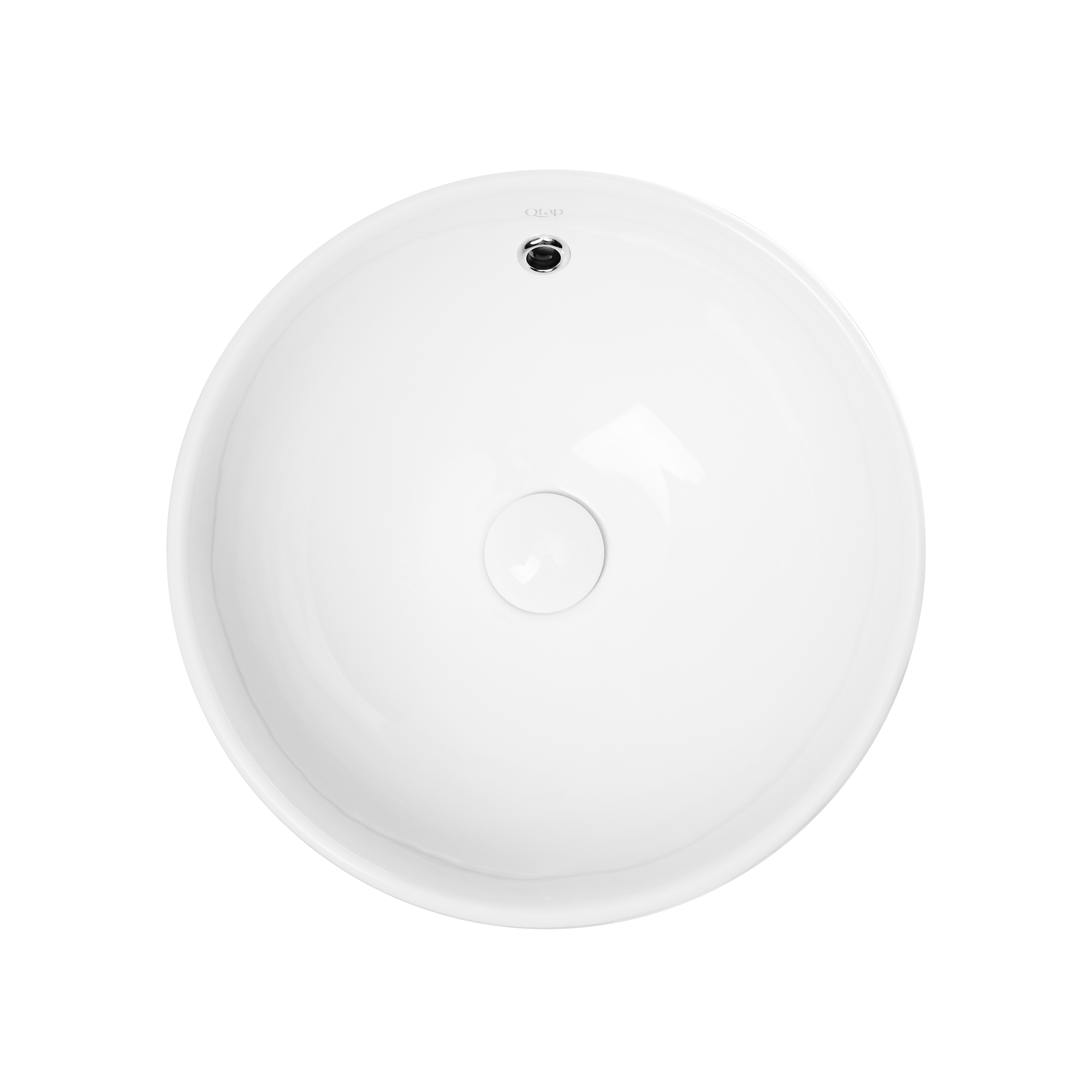 

Раковина-чаша Qtap Robin 383х383х175 White з донним клапаном (QT1311L408W)