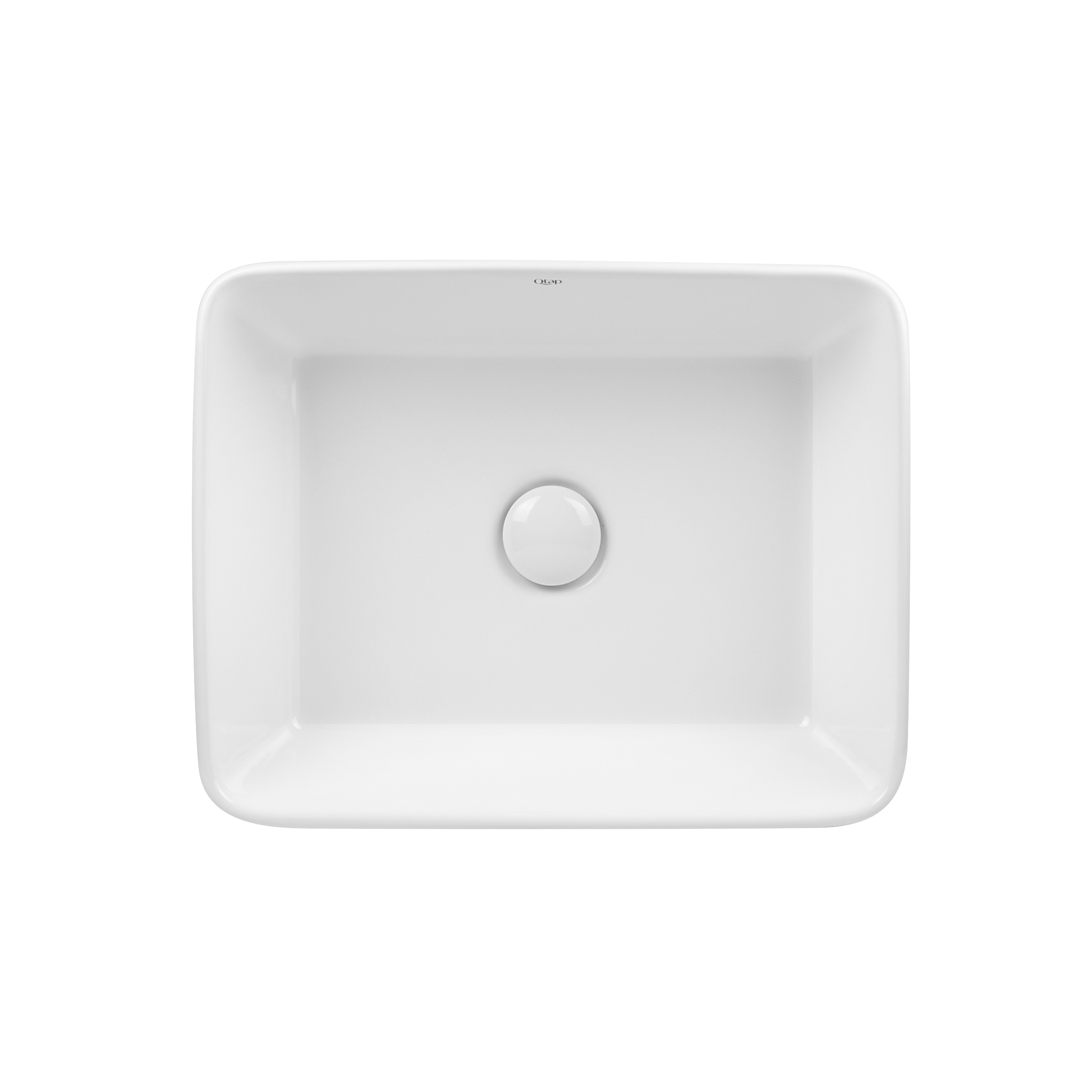 

Раковина-чаша Qtap Tern 475х370х140 White з донним клапаном (QT17112074W)