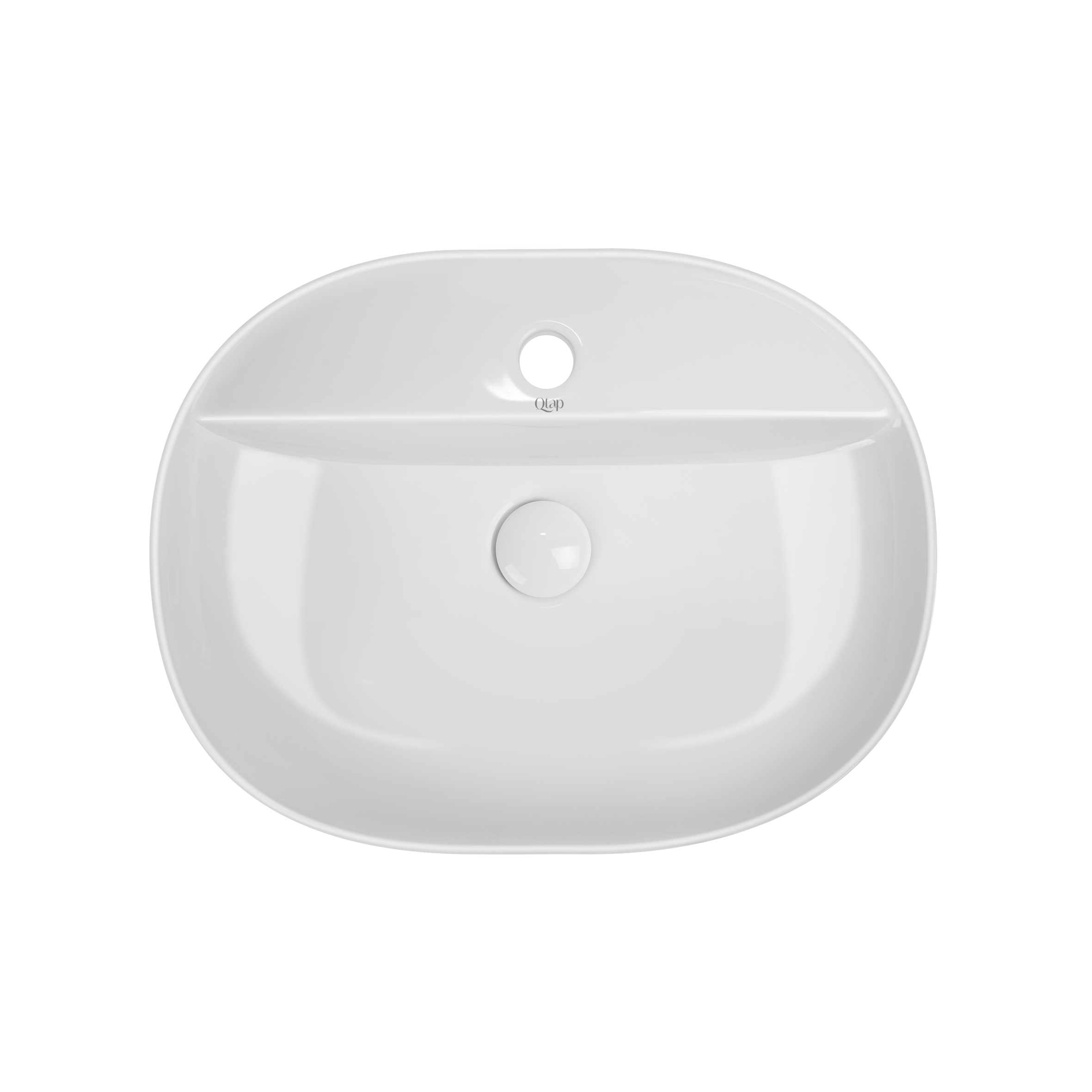 

Раковина-чаша Qtap Scorpio 505x385x120 White з донним клапаном (QT14112202W)