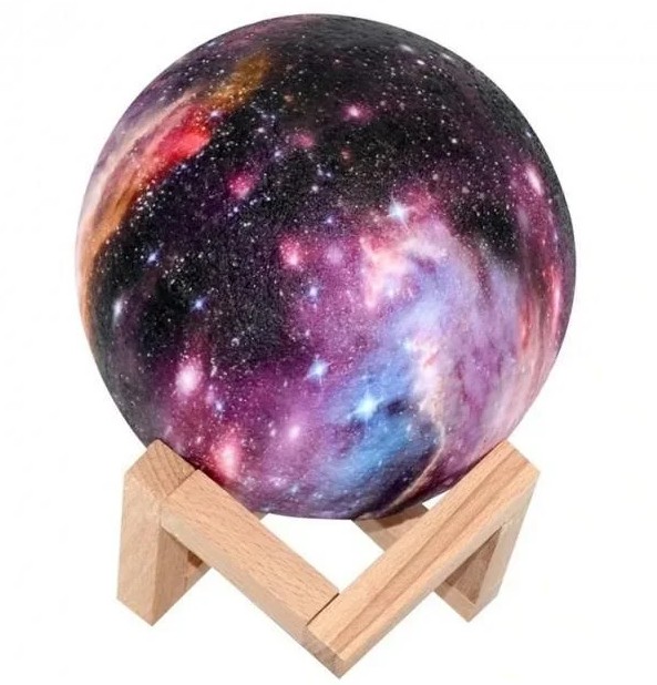 

Настольный ночник светильник ZmX Magic Moon 3D космос от usb (не сенсорный)