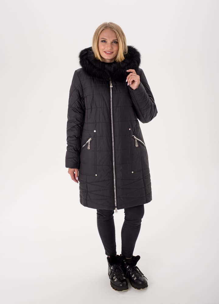 

Зимняя куртка "Лаура" Waukeen Черный 9507  р 9507, Зимняя куртка "Лаура" Waukeen Черный 9507 54 р 9507