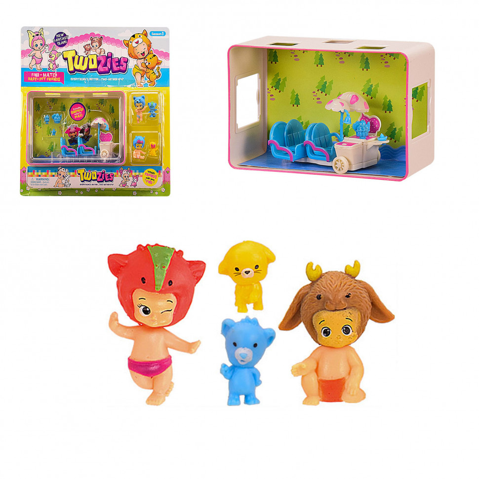 

Игровой набор 23530 "TwoZies" 4 фигурки (23530-4)