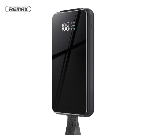 

УМБ Powerbank REMAX wireless charger Series RPP-105 10000mAh |1USB/1Type-C, QC/PD, 3A| Black