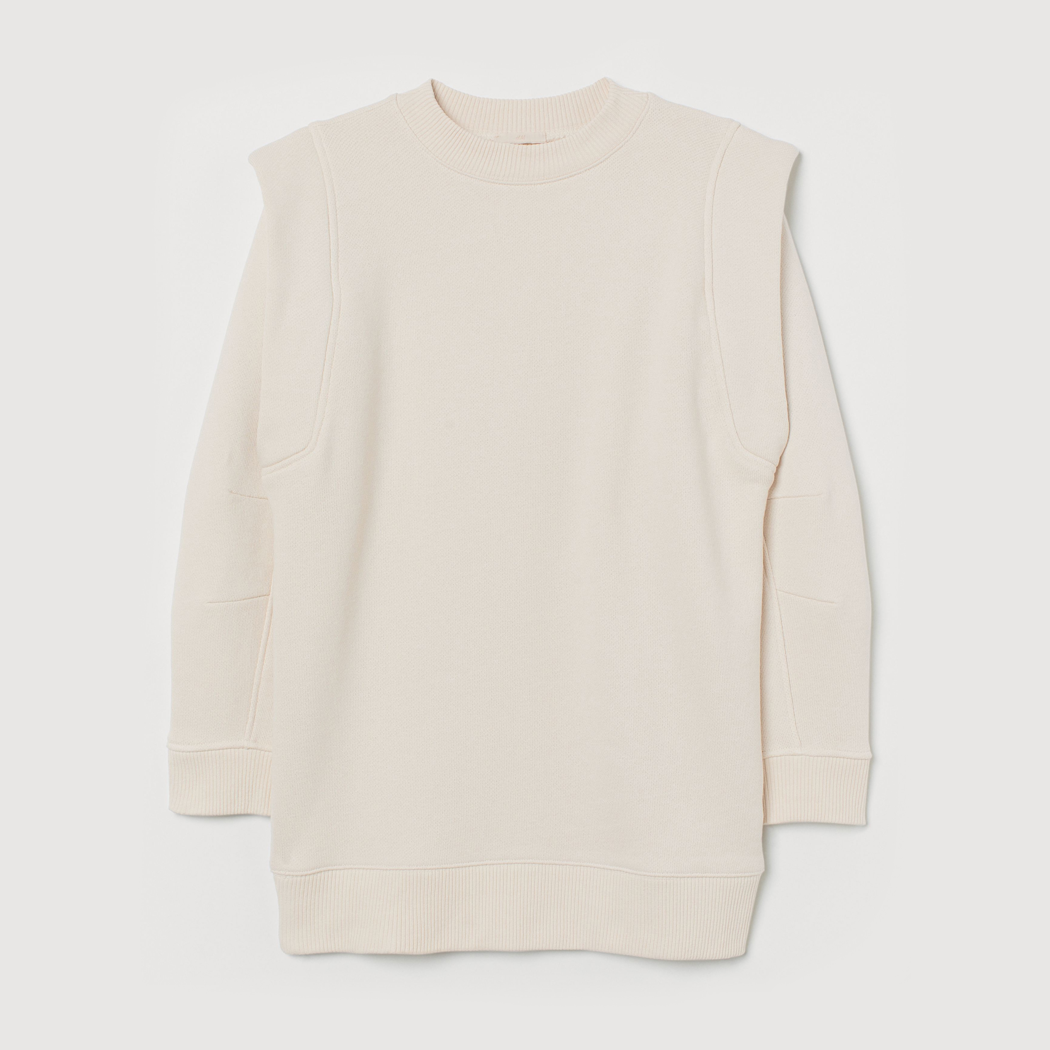 

Свитшот H&M 0816369-0  Светло-бежевый, Свитшот H&M 0816369-0 S Светло-бежевый