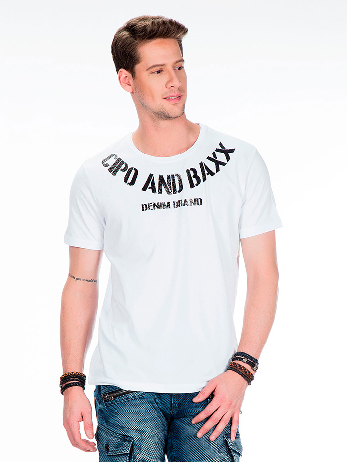 

Футболка Cipo&Baxx CT413 XXL Белая