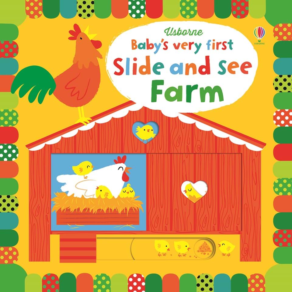 

Детская книга слайдер Baby's Very First Slide and See Farm (9781409581277)