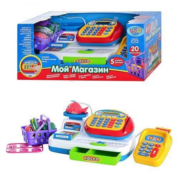 

Детский кассовый аппарат Limo Toy "Мой магазин"