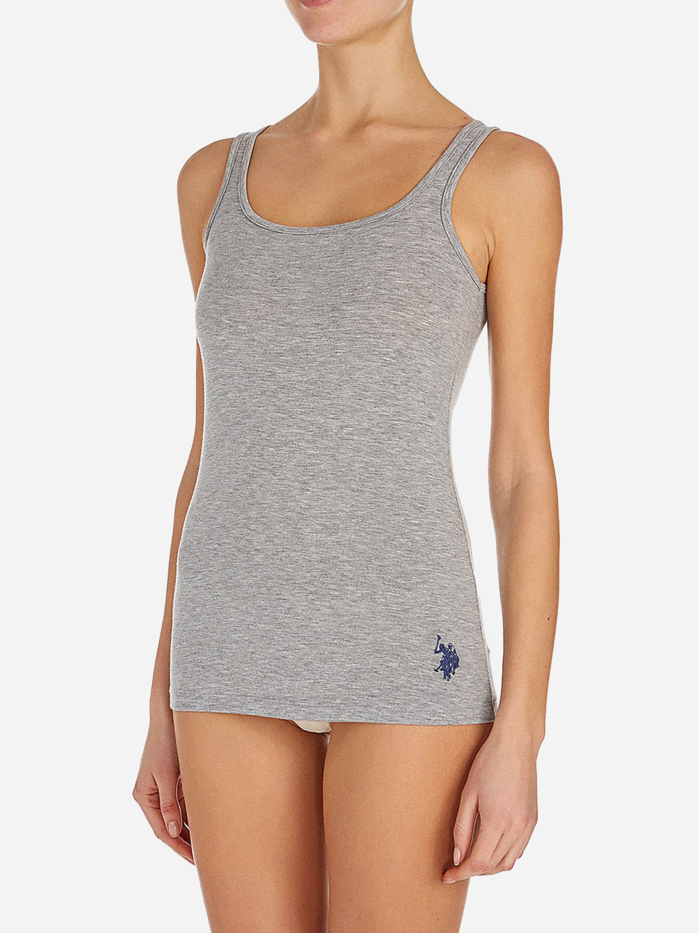 

Майка U.S. Polo Assn 66001  Grey/Melange, Майка U.S. Polo Assn 66001 40 Grey/Melange