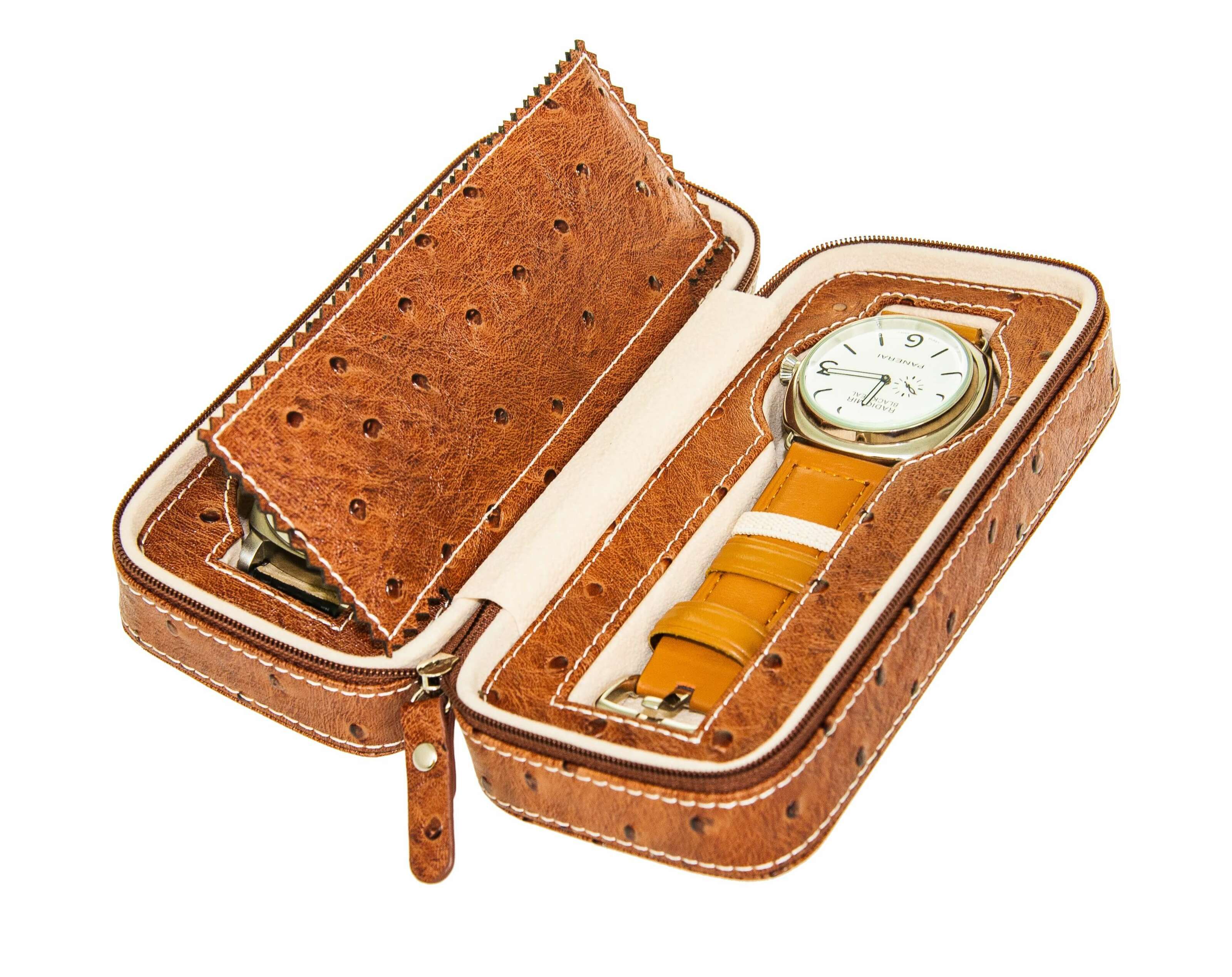 

Шкатулка для хранения часов Salvadore 2W-OS-DBR/PU