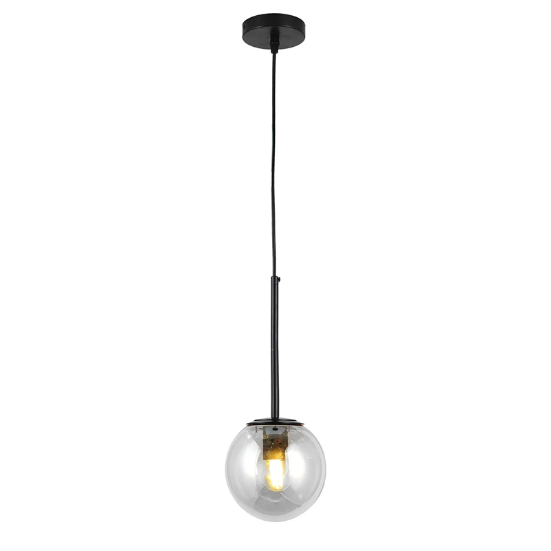 

Люстра подвесная Light House LS-17158-1 BK+CL черная