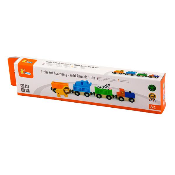 

Набор для железной дороги Viga Toys Поезд-зоопарк (50822)